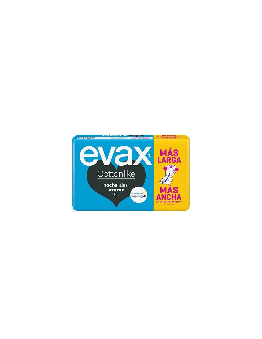 Evax Cottonlike Maandverband Nacht 18 St
