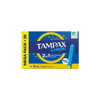 Tampax Compak Tampons Regular 38 st
