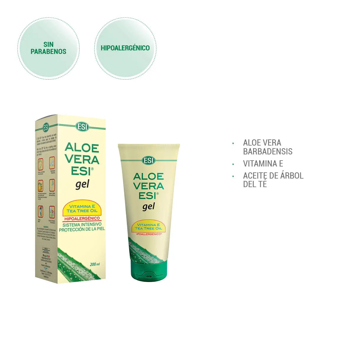 ESI Aloë Vera Gel met Tea Tree 200 ml