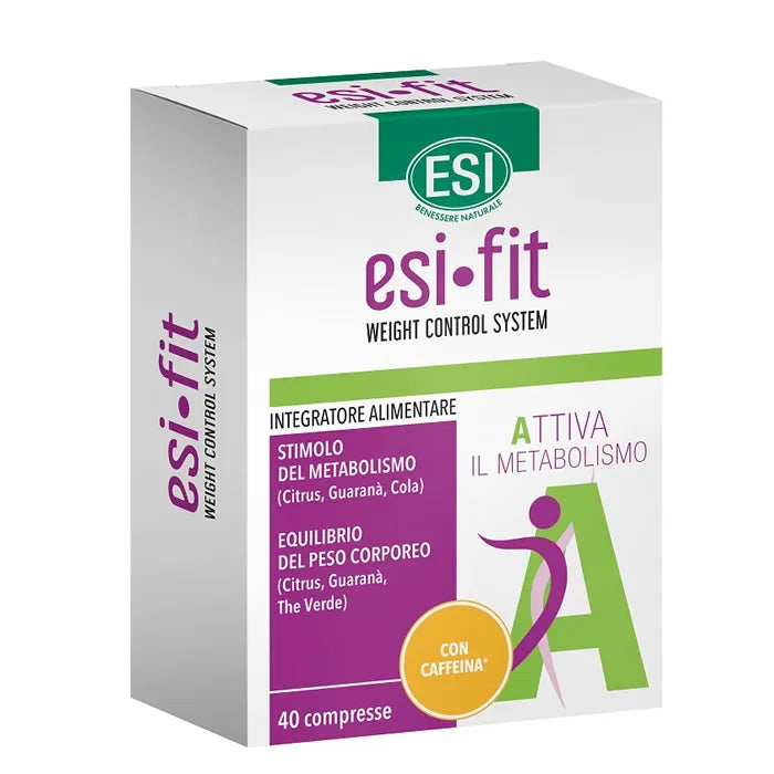 Esi Fit Geactiveerd Metabolisme Voedingssupplement met cafeïne 40 tabletten