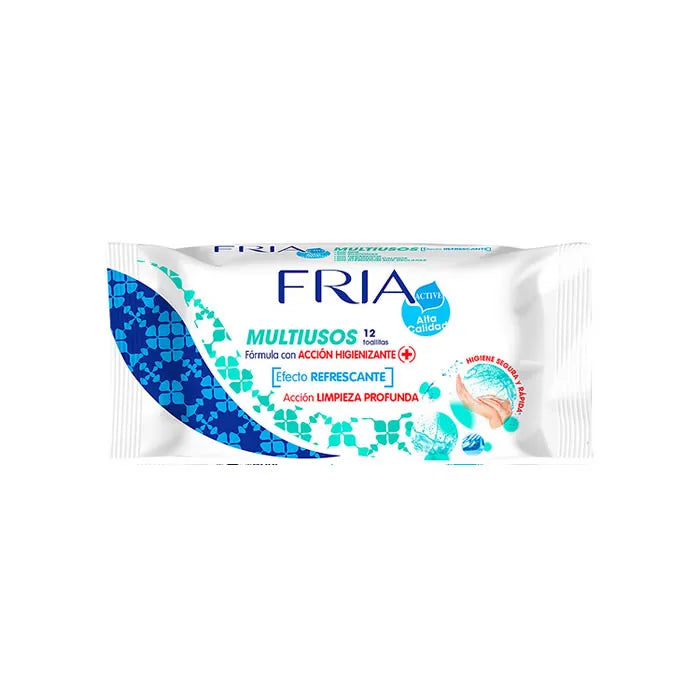 Fria Multiusos Antibacteriële Reinigingsdoekjes 12 stuks