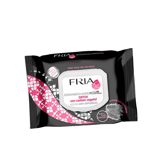Fria Desmaquillantes Plus Detox Make-up Remover Wipes 20 doekjes