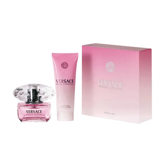 Versace Bright Crystal Eau De Toilette Spray 50ml Set 2 stuks