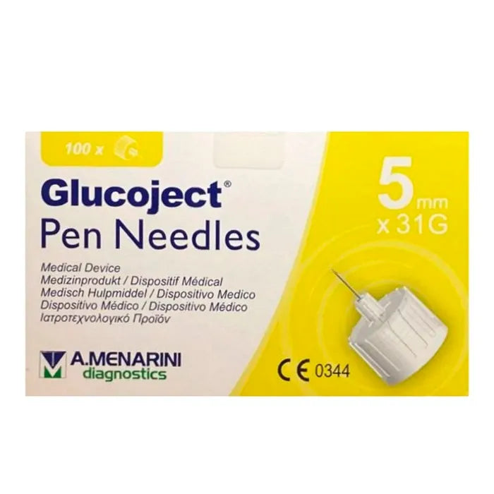 Menarini Glucoject insulinenaald 31Gx5mm 100st