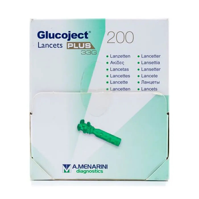 Menarini Glucoject 200 lancetten plus 33g