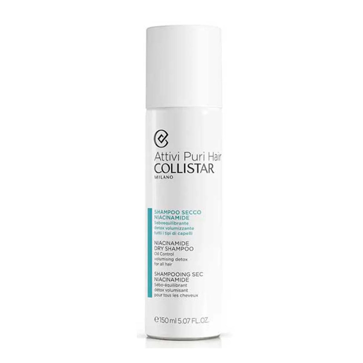 Collistar Niacinamide Talgafremmende Droogshampoo Voor Alle Haartypes 150ml