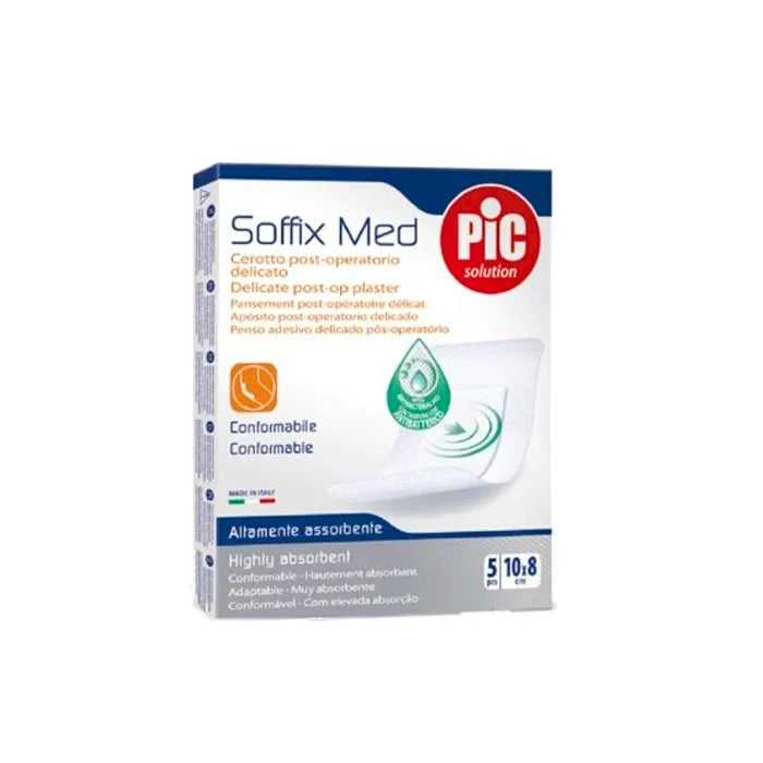 Pic Soffix Med Steriel Verband 10x8cm 5st