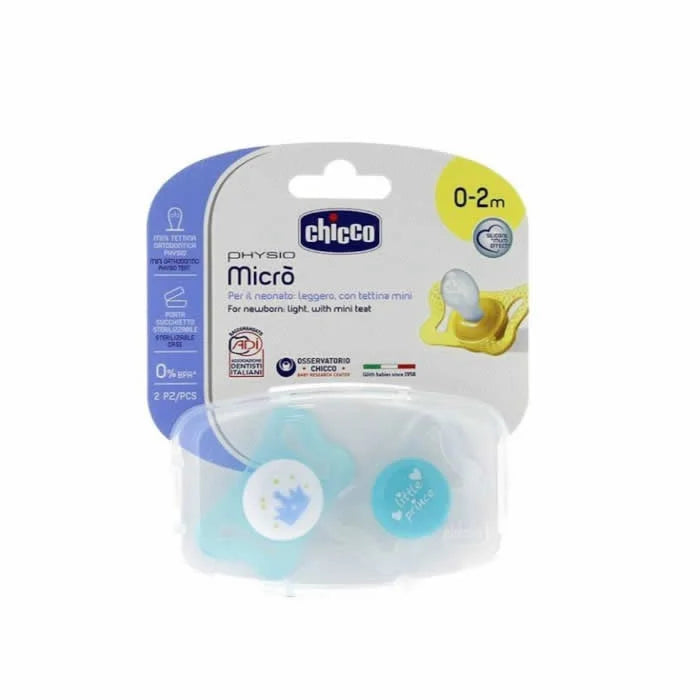 Chicco Physio Micro Fopspeen 0-2m 2 stuks