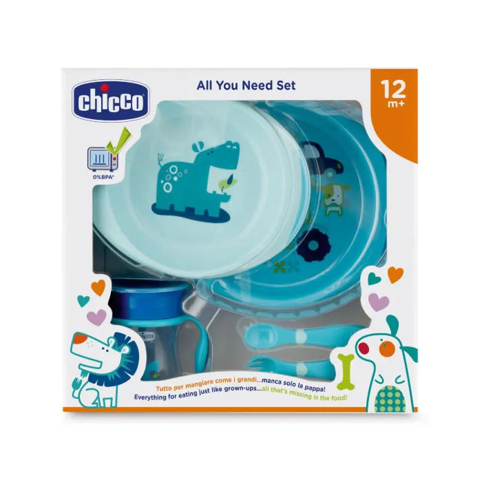 Chicco All You Need 12m+ Blauwe set 5 artikelen