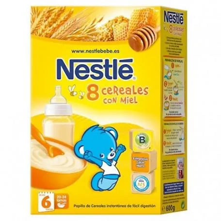 8-Granenpap met honing en bifidus 600g Nestlé