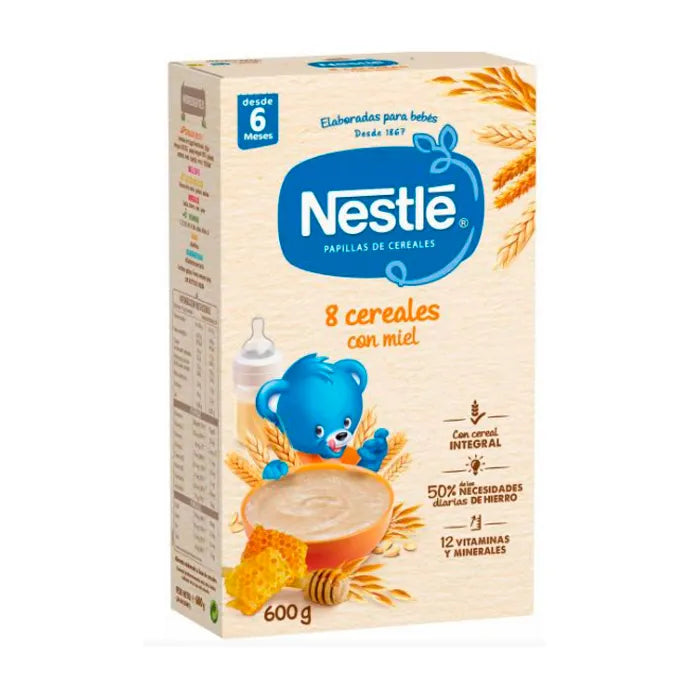 Nestlé Papilla 8 Granen met Honing en Bifidus 600g