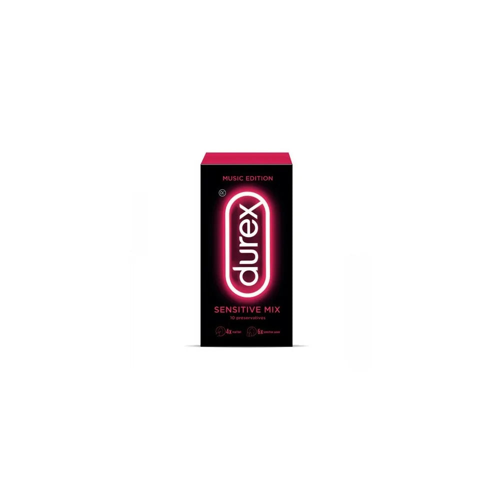 Durex Music Edition Condoms Sensitive Mix 10 stuks