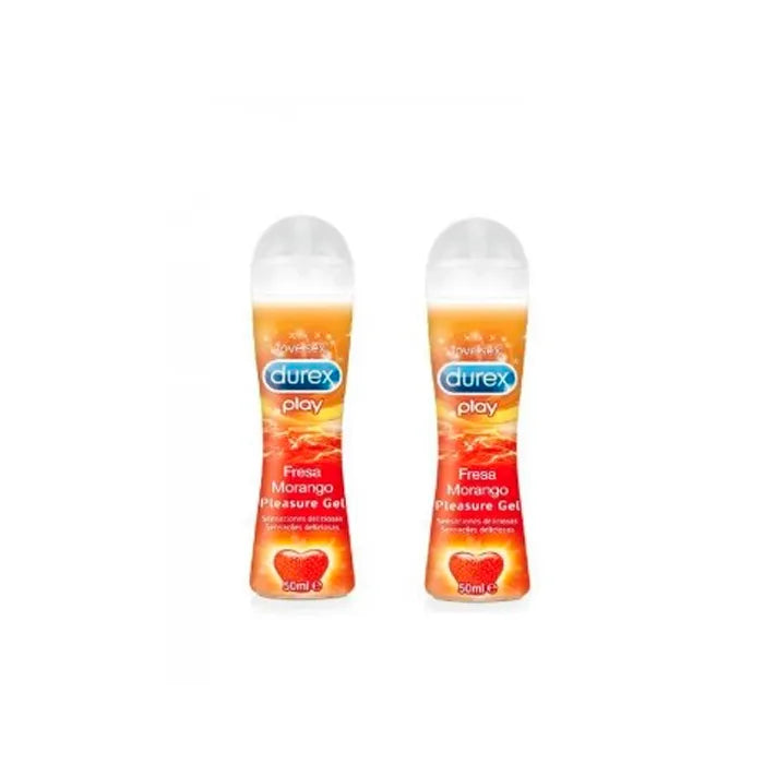 Durex Duplo Play Strawberry Aardbei 2x50ml