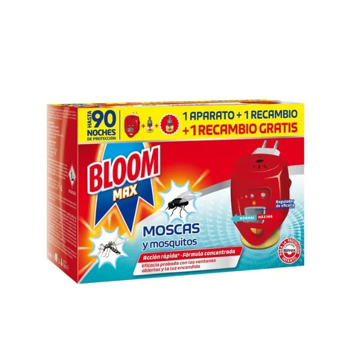 Bloom Max Vliegen & Muggen 1 Elektrisch apparaat + 2 Navullingen