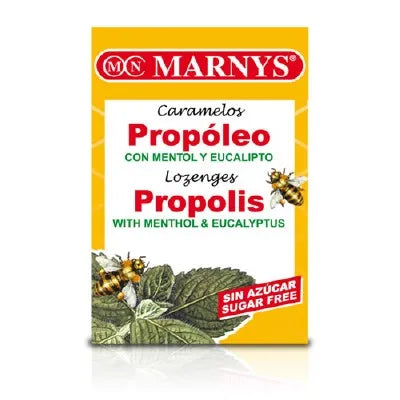 Marnys Propolis, Menthol en Eucalyptus Suikervrije Snoepjes