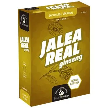 El Natural Koninginnengelei met Ginseng 20 Ampullen Eenvoudig te openen