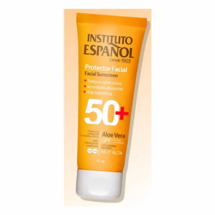 Instituto Español Gezichtszonnebrandcrème Aloë Vera SPF50 75ml