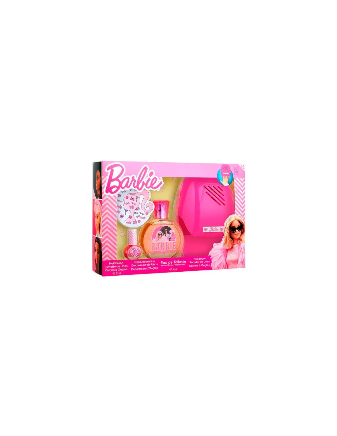 Cartoon Air-Val Barbie Set Edt 50 Manicuurset