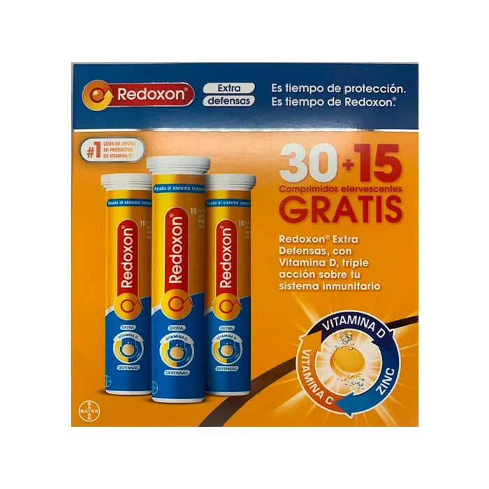 Redoxon Extra Weerstand 30+15 bruistabletten