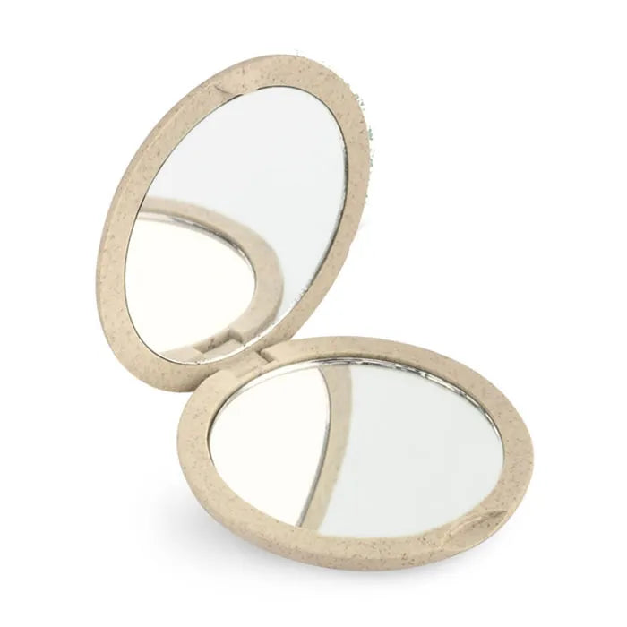 Beter Natural Fiber Dubbele Spiegel x4 Vergroting Beige