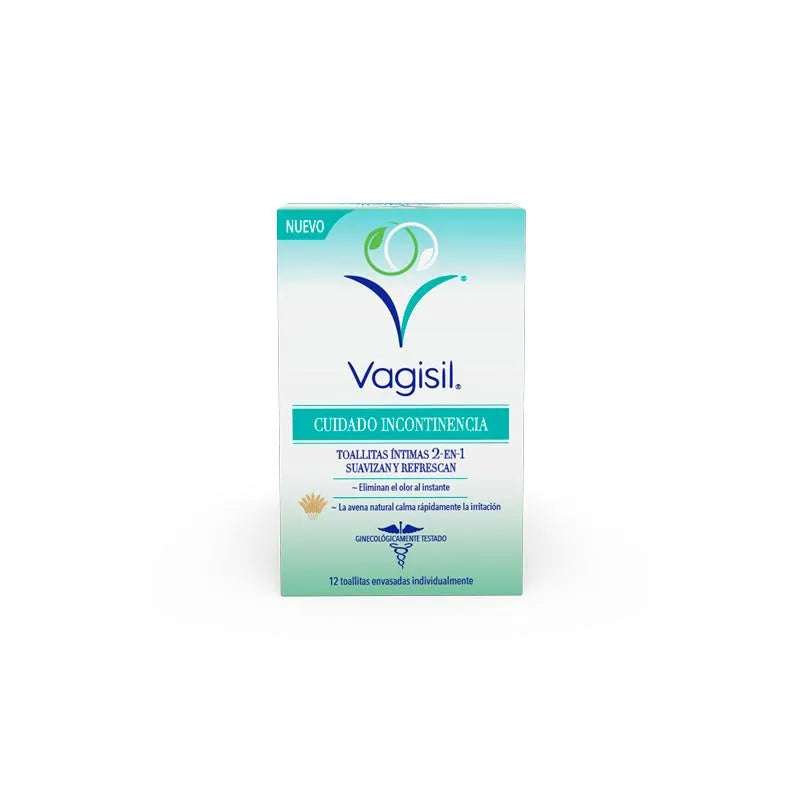 Vagisil Incontinentiezorg Intieme Doekjes 12 stuks