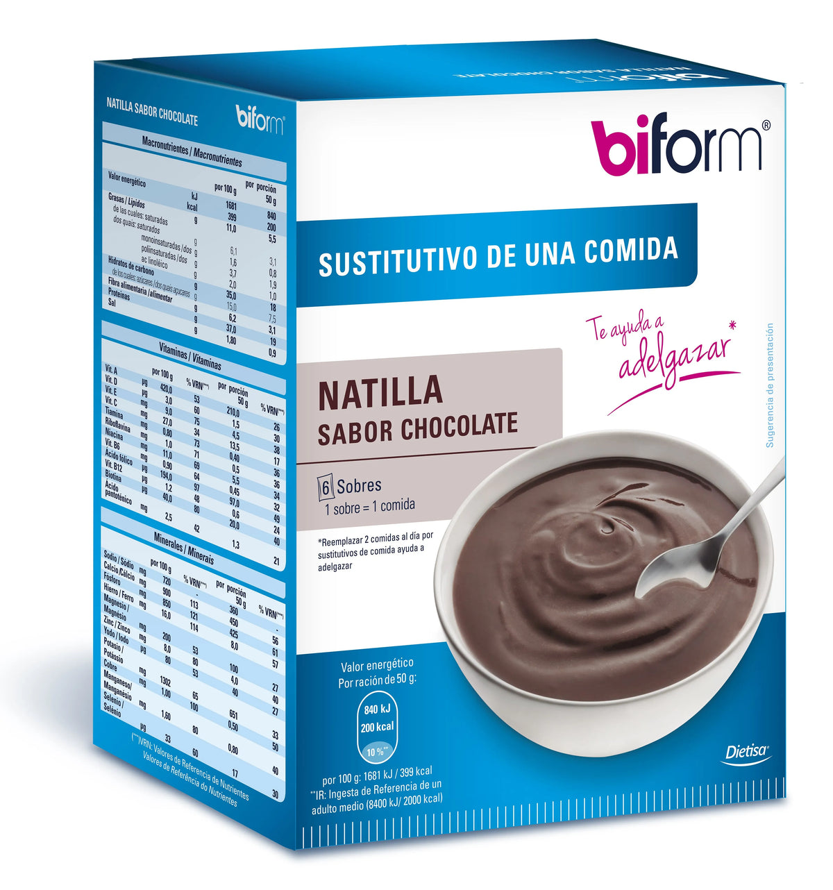 Biform Natillas Choco 6 Zakjes