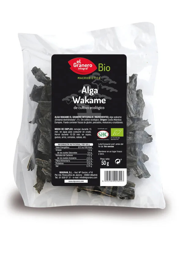 Granero Biologische Wakame-zeewier 50g