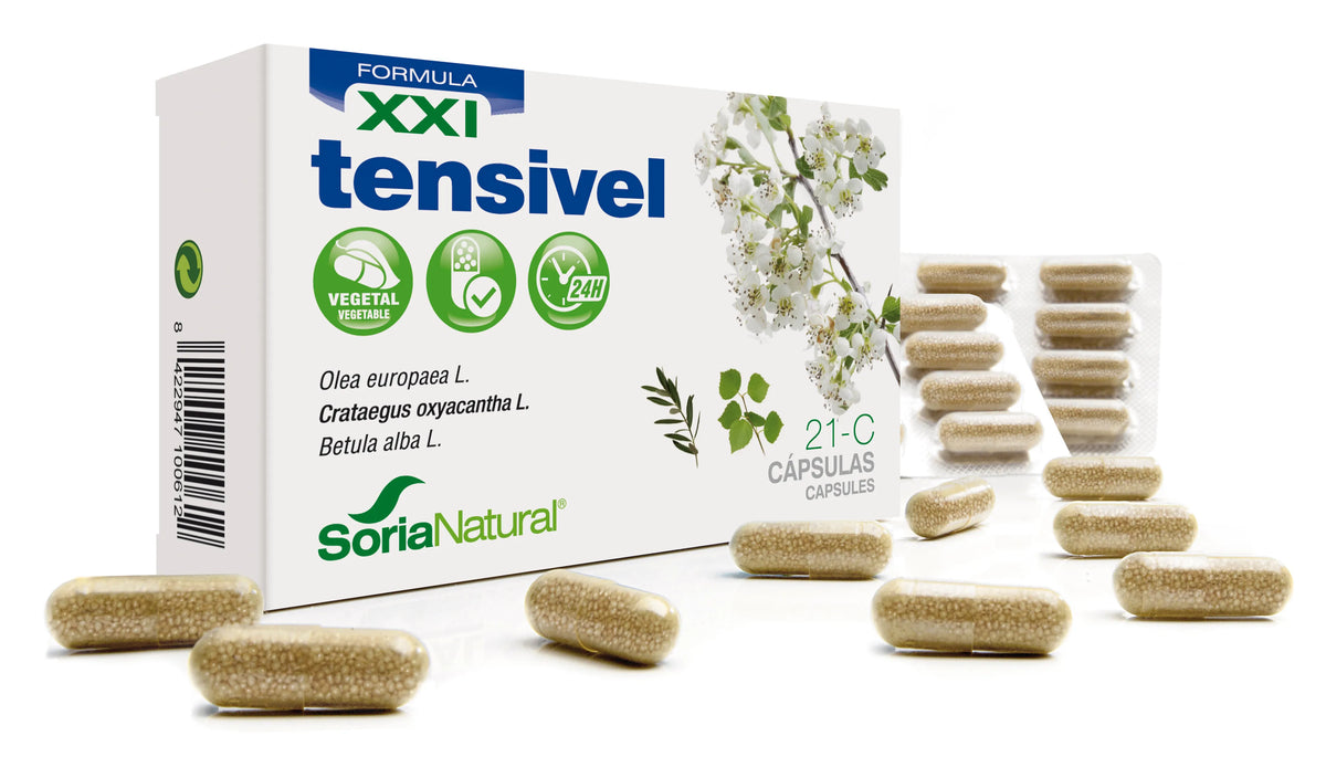 Soria 21-C Tensivel 600 mg 30 capsules met verlengde afgifte