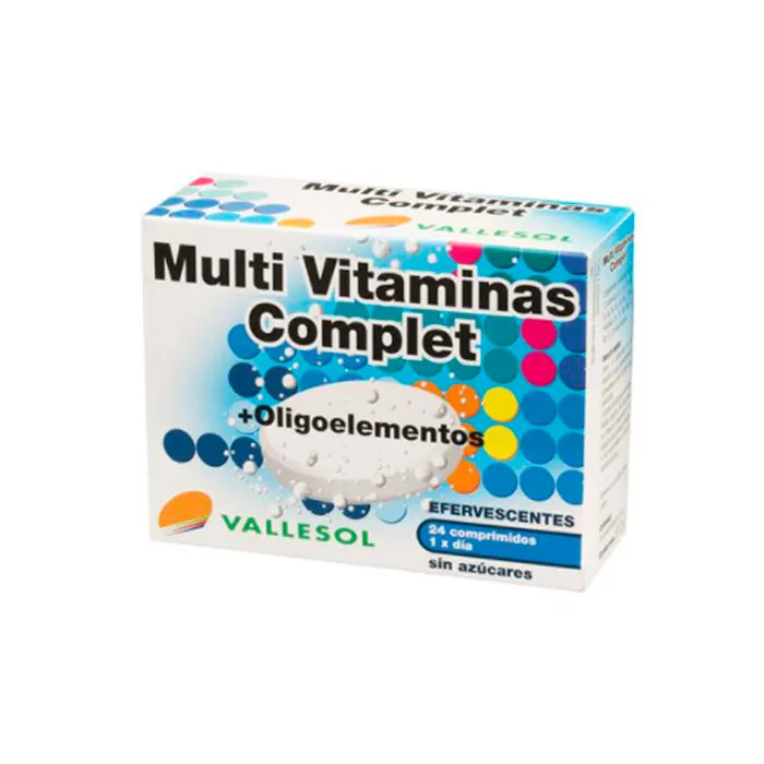Vallesol Multivitaminen Complet + Sporenelementen Bruistabletten 24 stuks