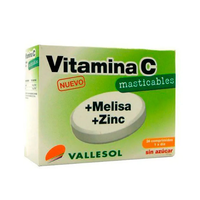 Vallesol Vitamine C + Citroenmelisse + Zink 24 Tabletten