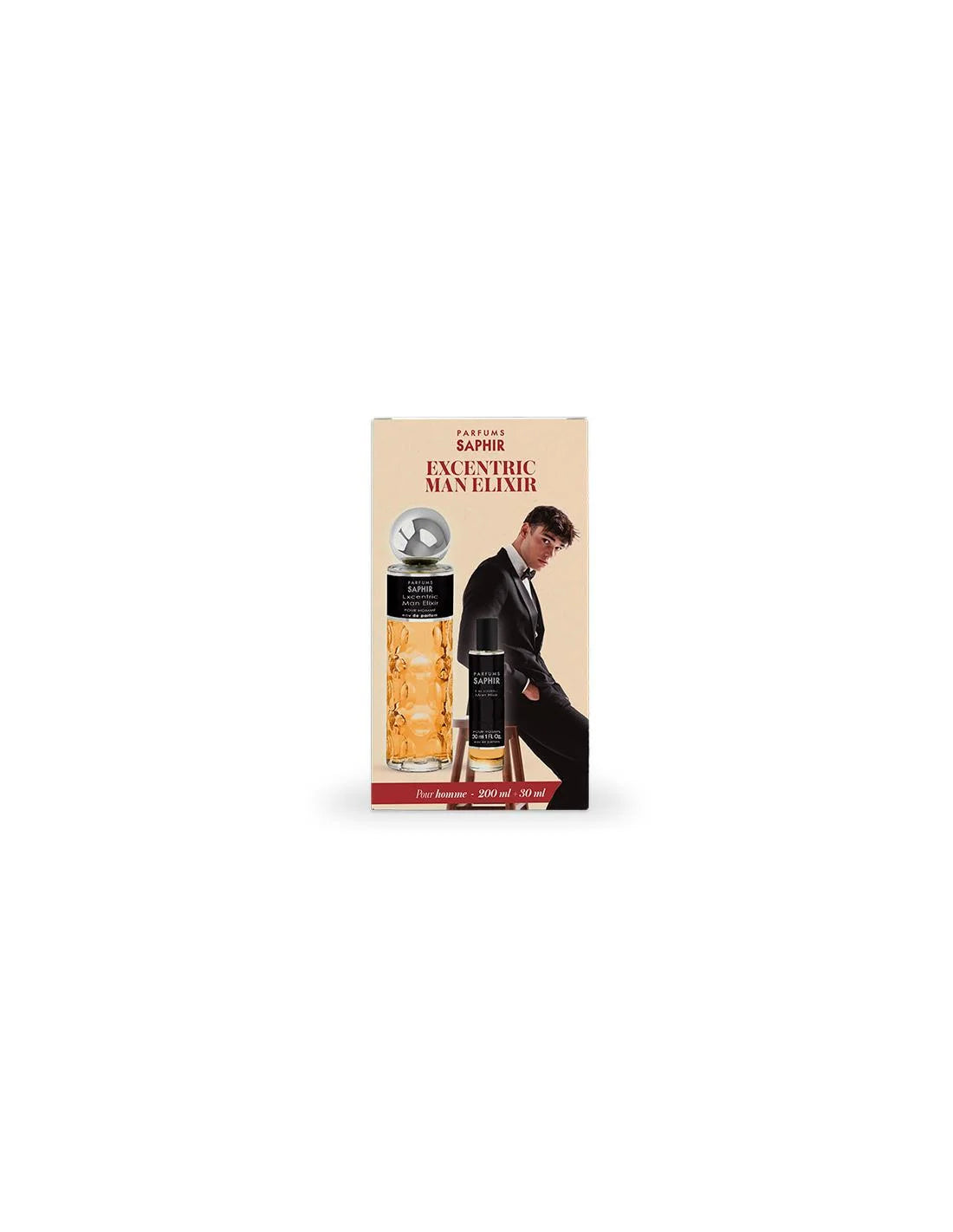 Saphir Excentric Man Elixir Edp Spray 200ml 30ml sets