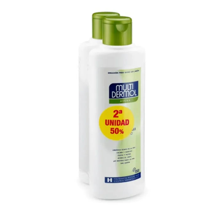 Multidermol Havervlokken-badgel voor de gevoelige huid 2x750ml