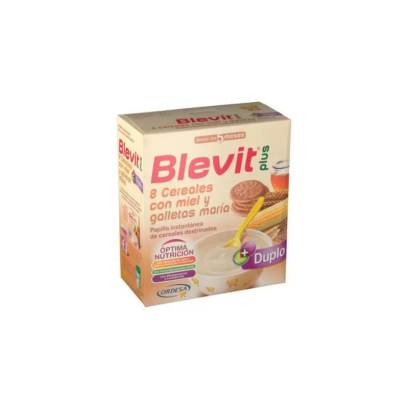 Ordesa Blevit Plus Duplo 8 Granen, Honing en María-koekjes 300g X2