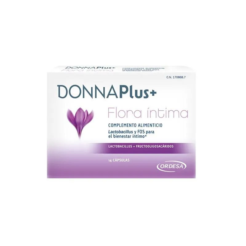 Donna Plus Donnaplus Voedingssupplement Flora Intima Plus 14 capsules