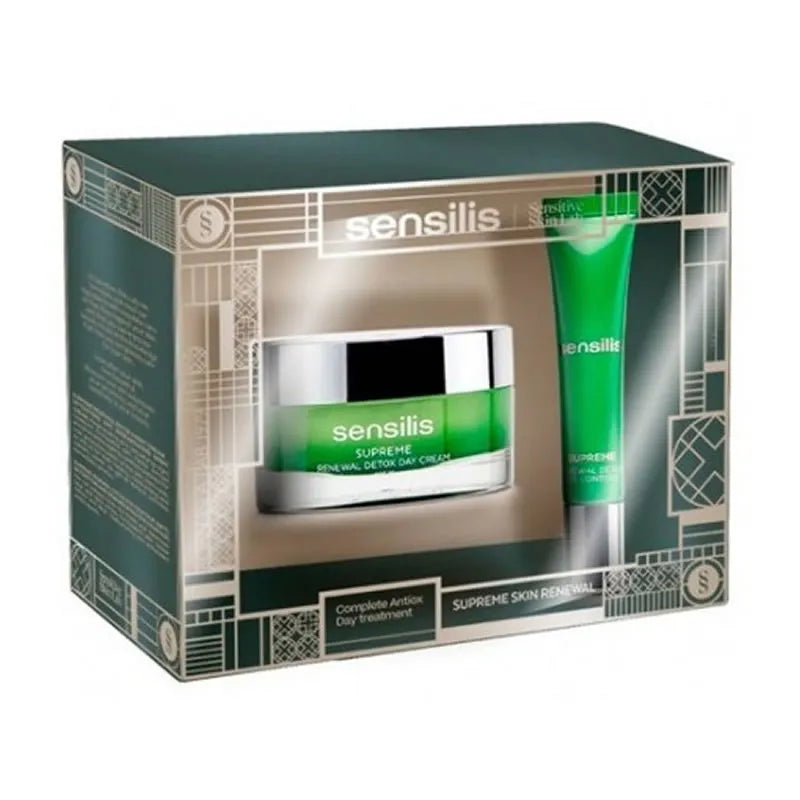 Sensilis Coffret Supreme Renewal Detox Dagcrème 50ml + Oogverzorging 15ml