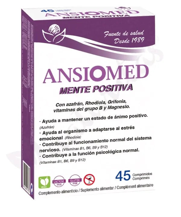 Bioserum Ansiomed Positieve Geest 45 tabletten