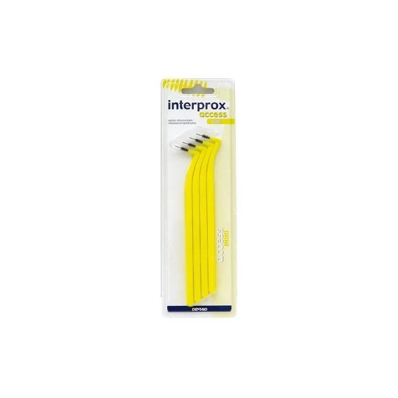 Interprox Vitis Interdent Dentaid Acces Mini Larg 4u tandenborstel