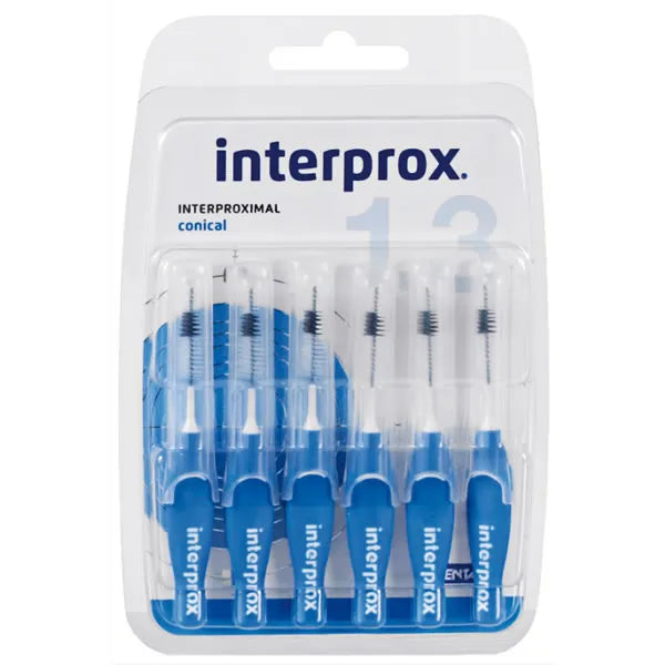 Interprox 1.3 interdentale ruimtes Conical 6 stuks