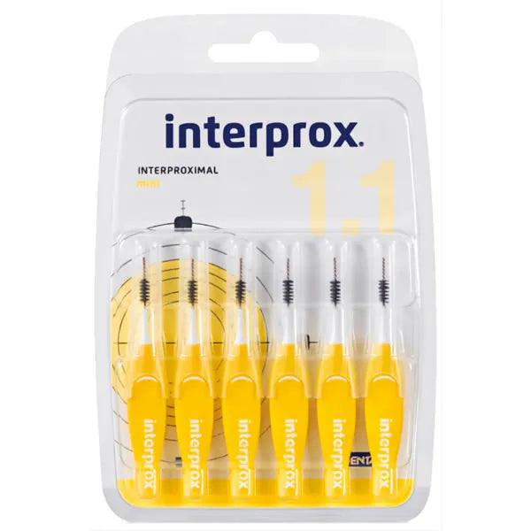 Interprox 1.1 interdentale ruimtes Mini 6 stuks
