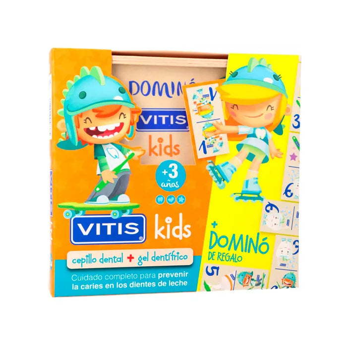 Vitis kindertandpasta + tandenborstel + gadget