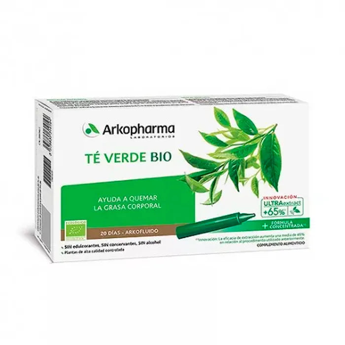 Arkopharma Arkofluido Groene Thee 20 ampullen