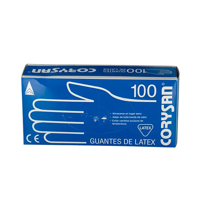 Corysan latex handschoenen maat Large 100st