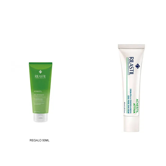 Rilastil Acnestil Attiva anti-imperfectiecrème 40ml set 2 stuks