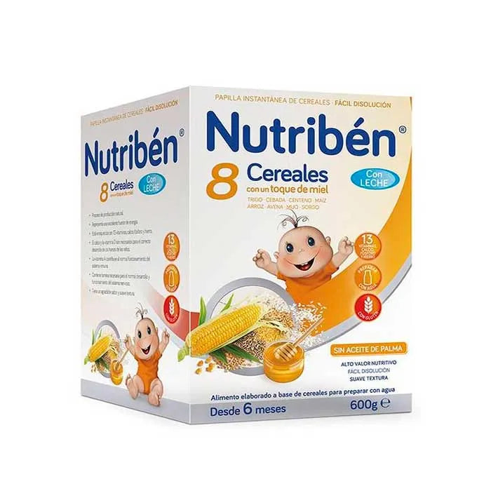 Nutribén 8 granen met honing en melk 600g