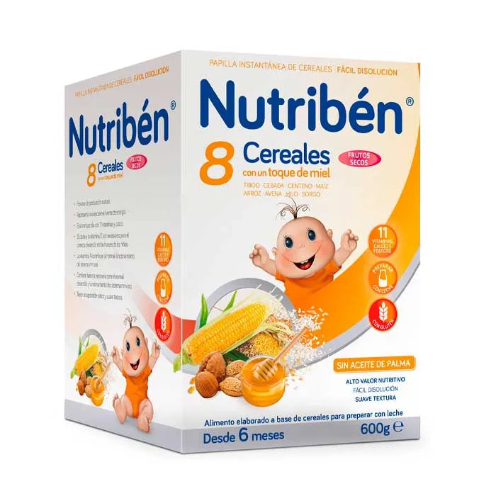 Nutribén 8 Granen, honing en gedroogde vruchten 600g