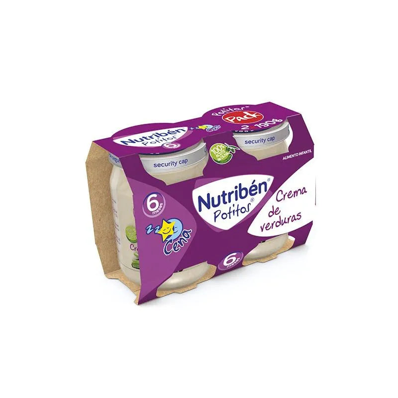 Nutriben Nutribén Potito Diner Bipack Groentepuree 2x 190g