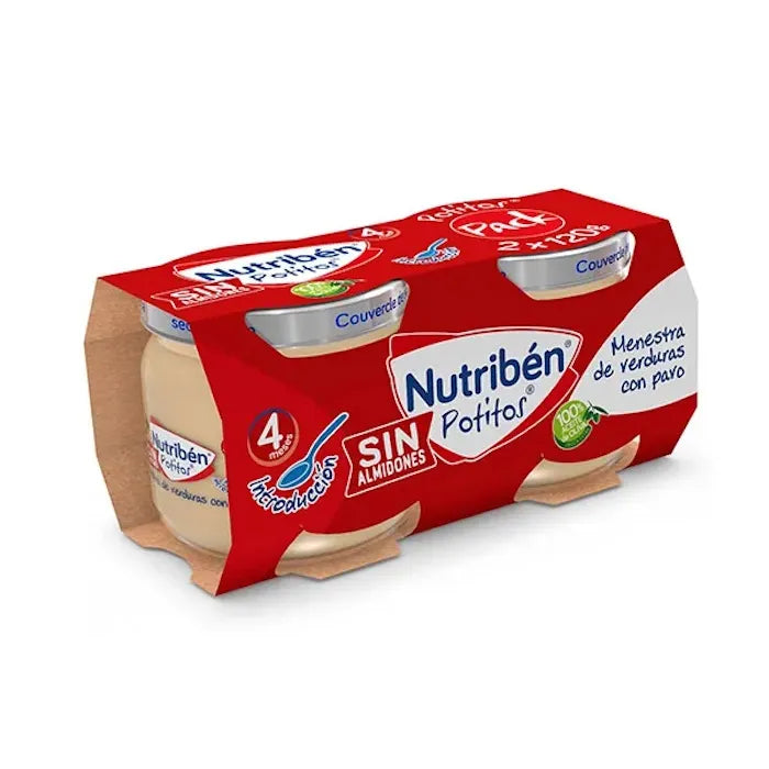 Nutriben Bipack Introductie Groenten met Kalkoen 120g