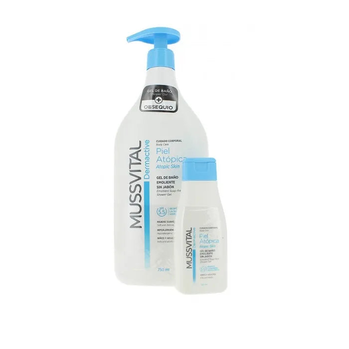 Mussvital Dermactive Douchegel Atopische Huid 750ml +100ml