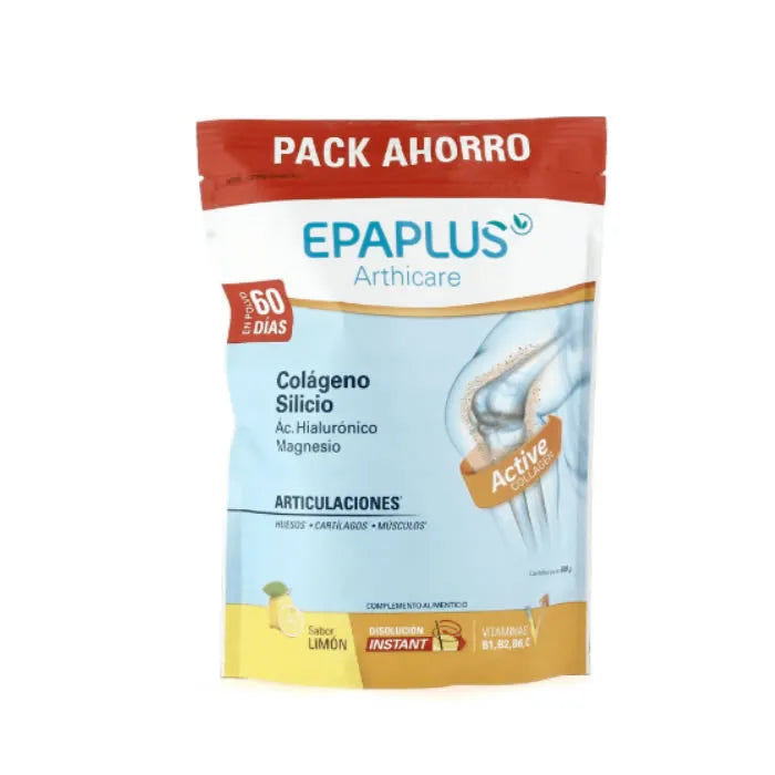 Epaplus Collageen Silicium Hyaluronzuur En Magnesium Citroensmaak 668g