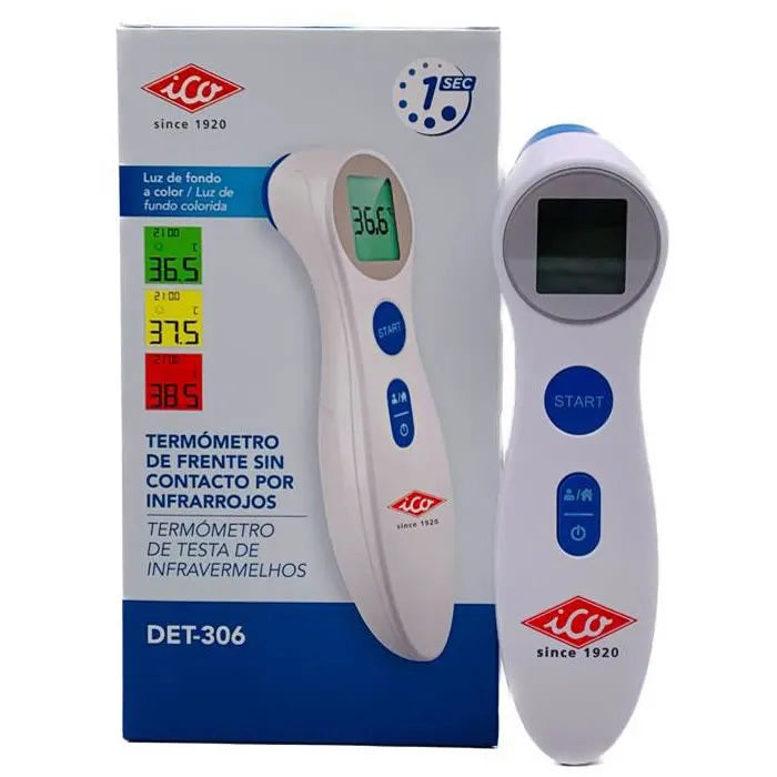 Ico Contactloze infrarood-voorhoofdthermometer DET-306